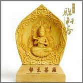 INPHIC-精品車飾 東陽黃楊木雕擺飾 勢至菩薩 風水工藝品